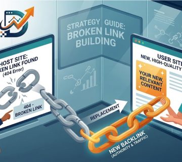 Broken link building technique