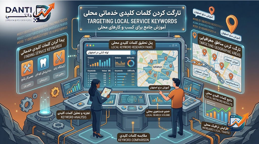 Local service keywords targeting