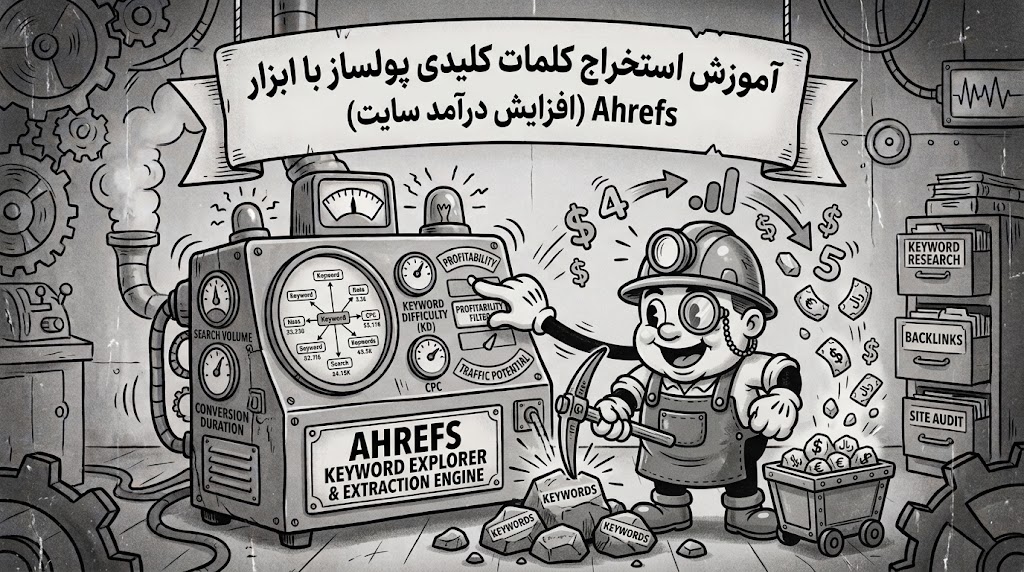 آموزش استخراج کلمات کلیدی پولساز با ابزار Ahrefs