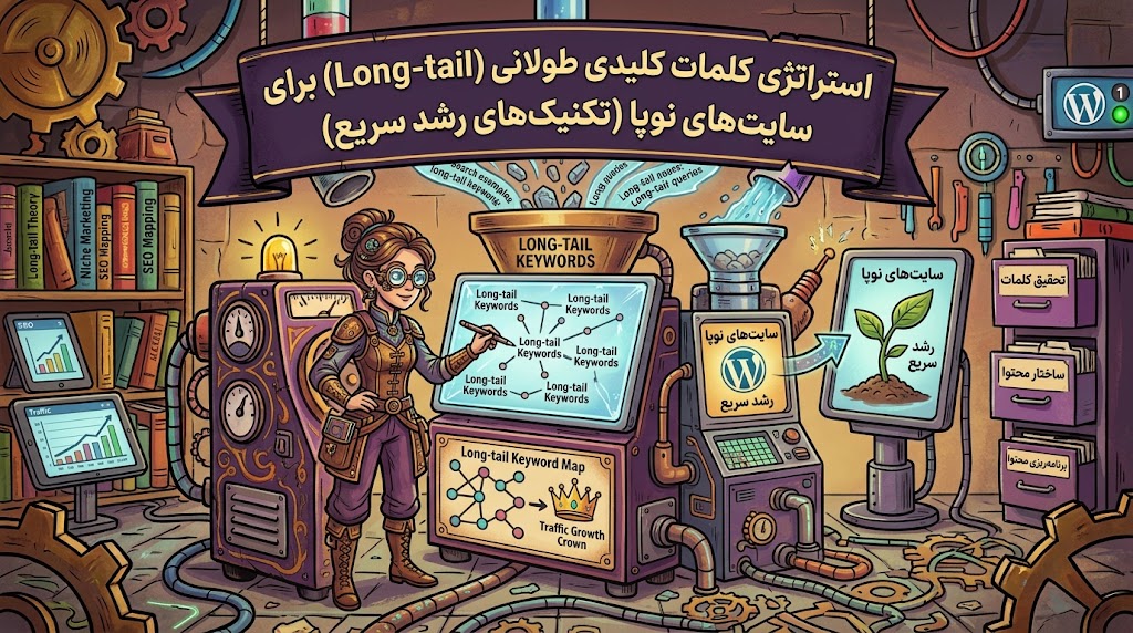 استراتژی کلمات کلیدی طولانی (Long tail) برای سایت‌های نوپا