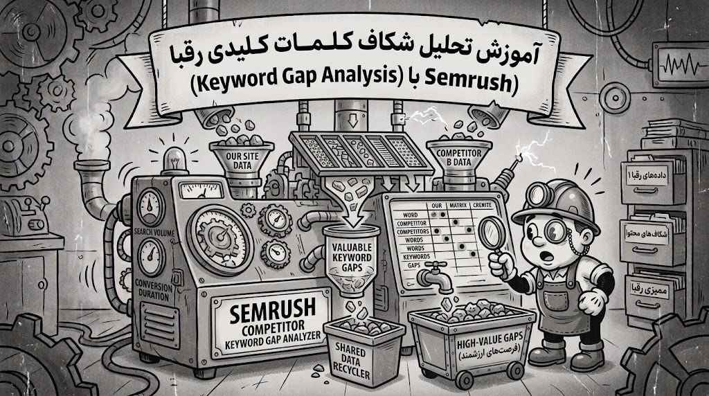 تحلیل شکاف کلمات کلیدی (Keyword Gap) رقبا به کمک Semrush
